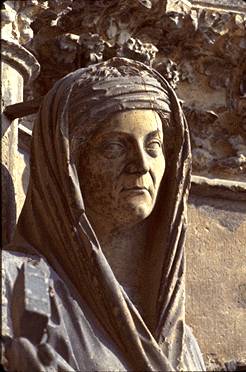 Elizabeth of the Visitation c1250 Reims Cathedral